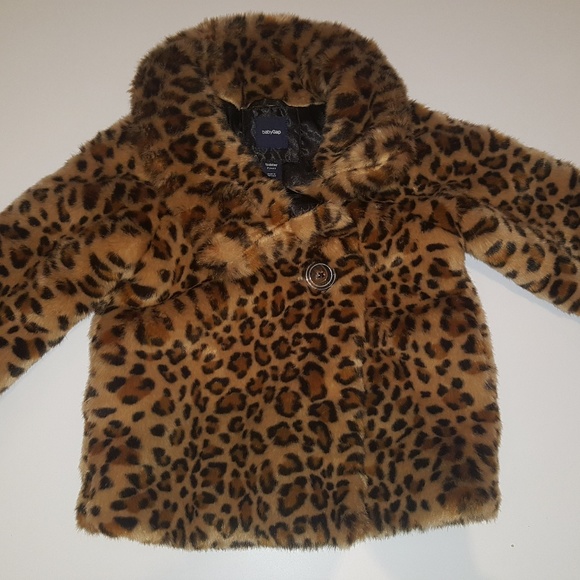 baby gap leopard coat